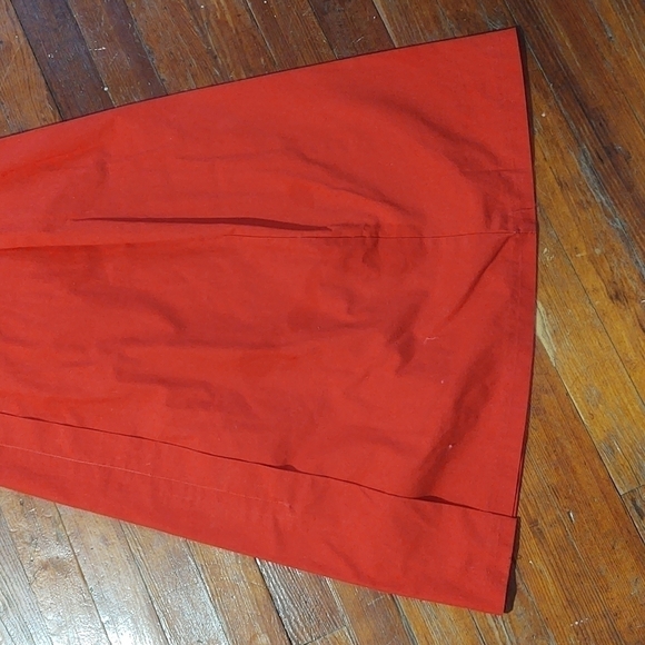 Vintage Adam Ives Red Midi Length Skirt - Picture 3 of 8